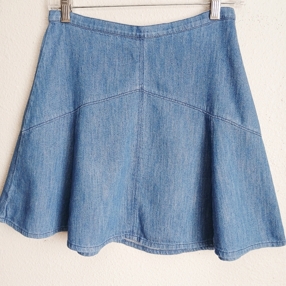 Madewell Piazza Denim Mini Skirt - Picture 2 of 6